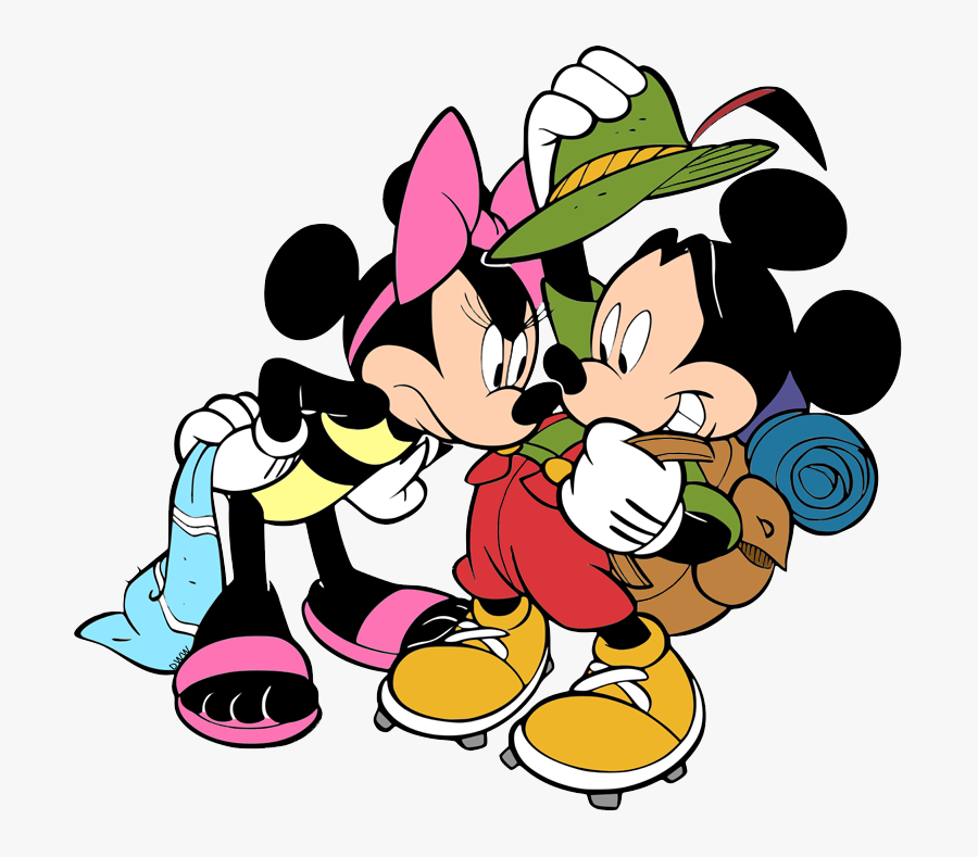 Minnie And Mickey Argue, Transparent Clipart