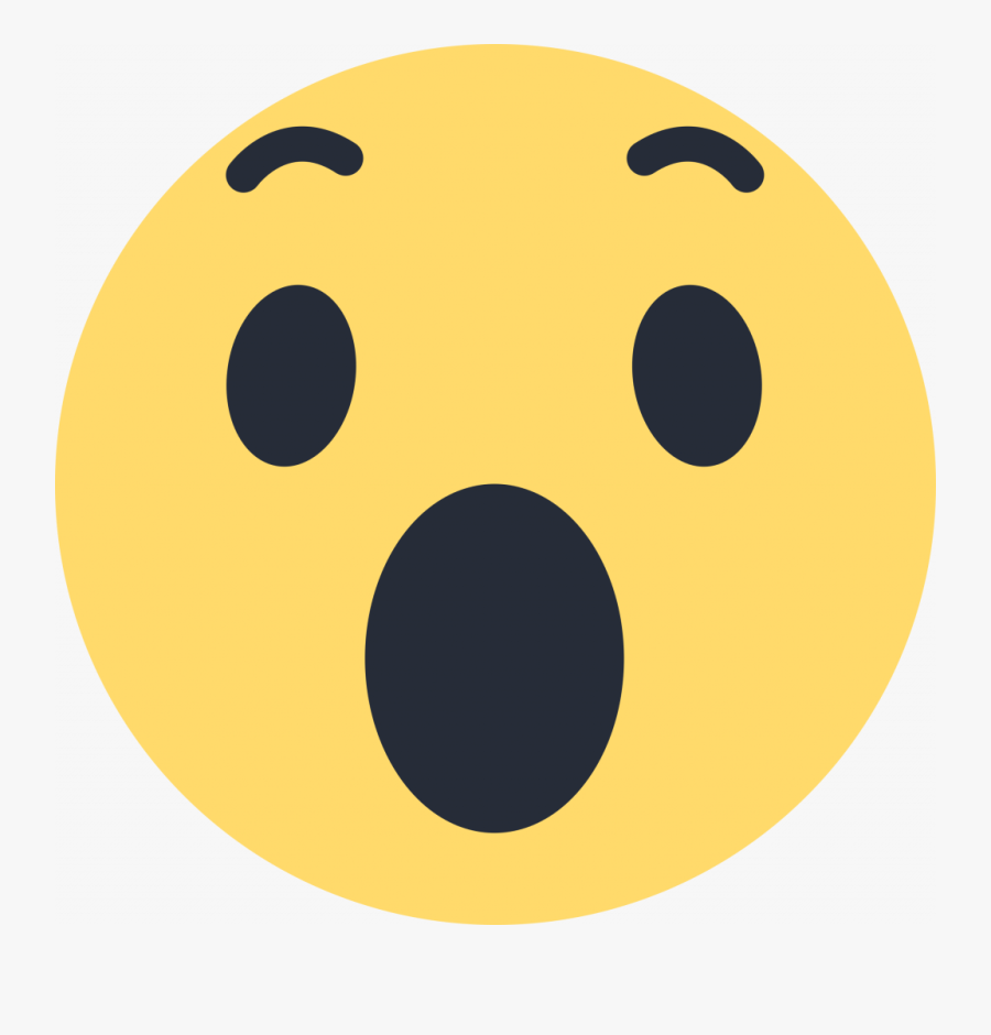 Surprise Emoji Clipart To Print - Facebook Wow Emoji Png , Free