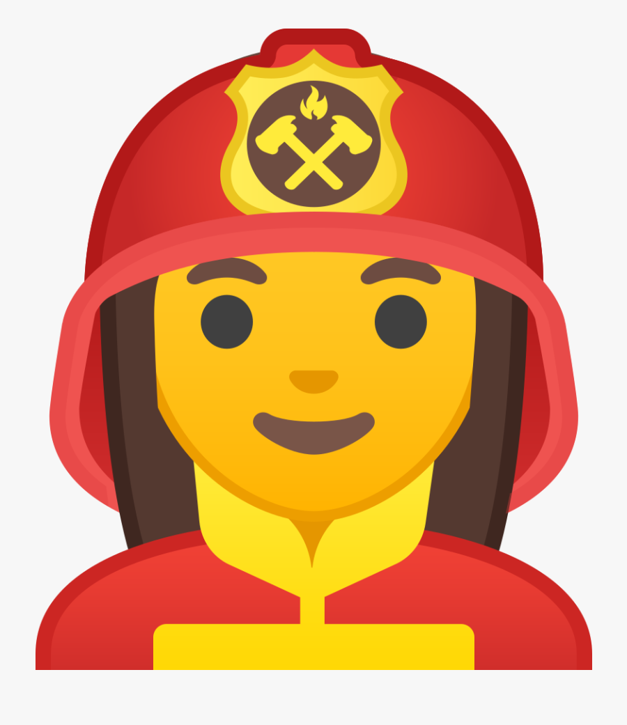 Firefighter Icon Noto Emoji - Firewoman Emoji, Transparent Clipart