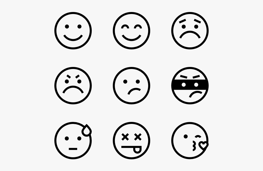 Emoji Vector - Emoticon Icon, Transparent Clipart