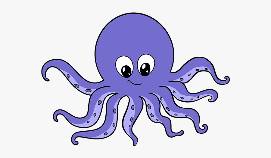 Cute Octopus Drawing Tumblr - Octopus Drawing, Transparent Clipart