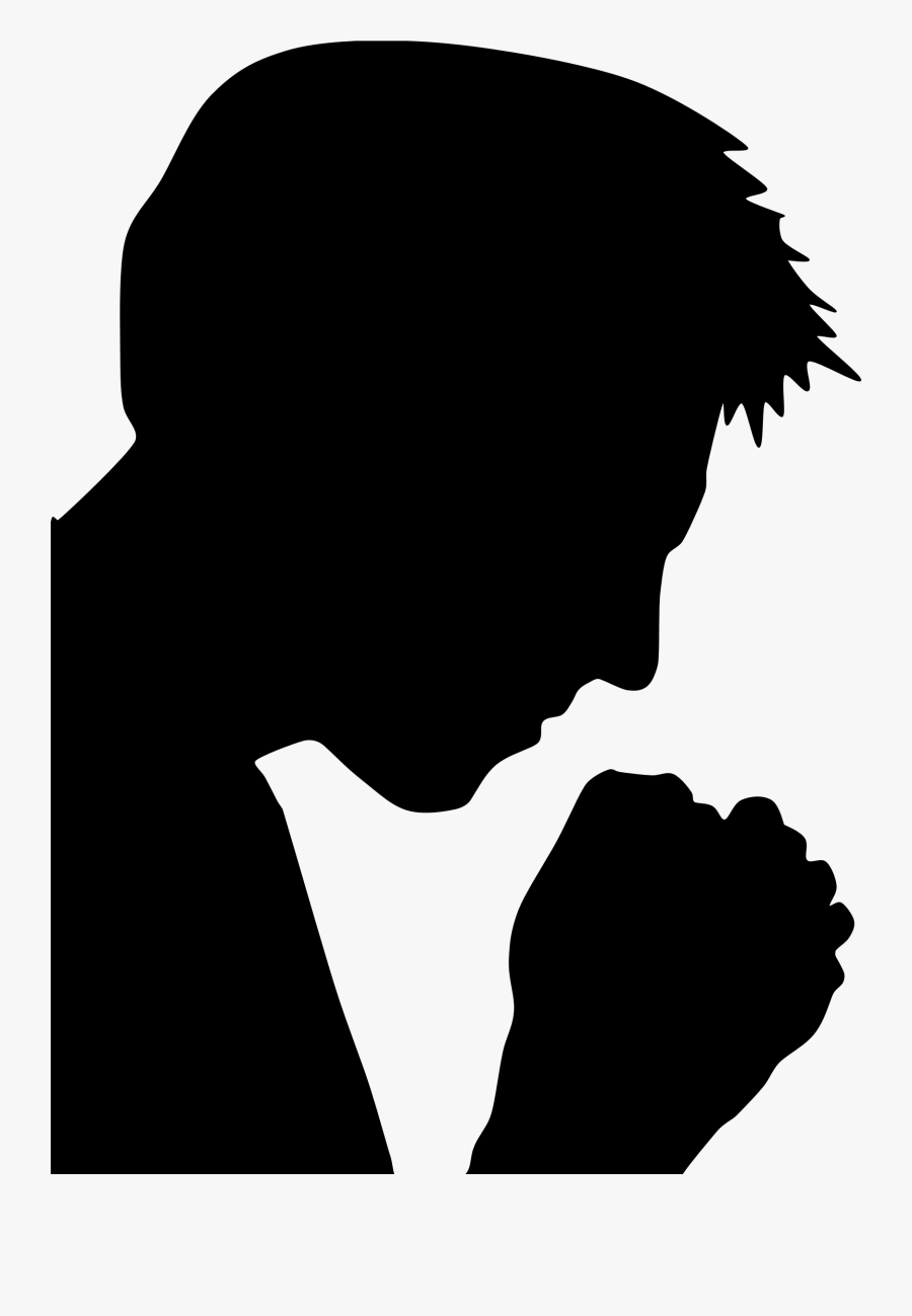 Silhouette By Gdj - Silhouette Man Praying Clipart, Transparent Clipart