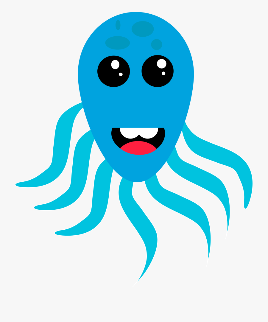 Octopus Cephalopod Cartoon Animal, Transparent Clipart