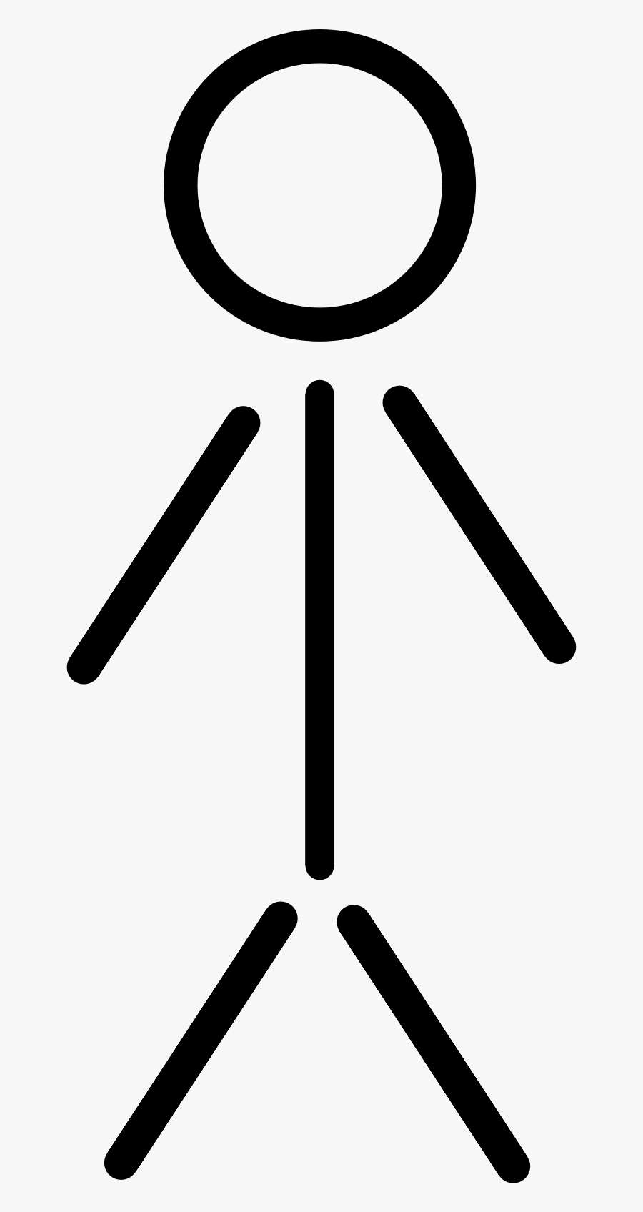 Thumb Image - Clipart Stick Figure, Transparent Clipart