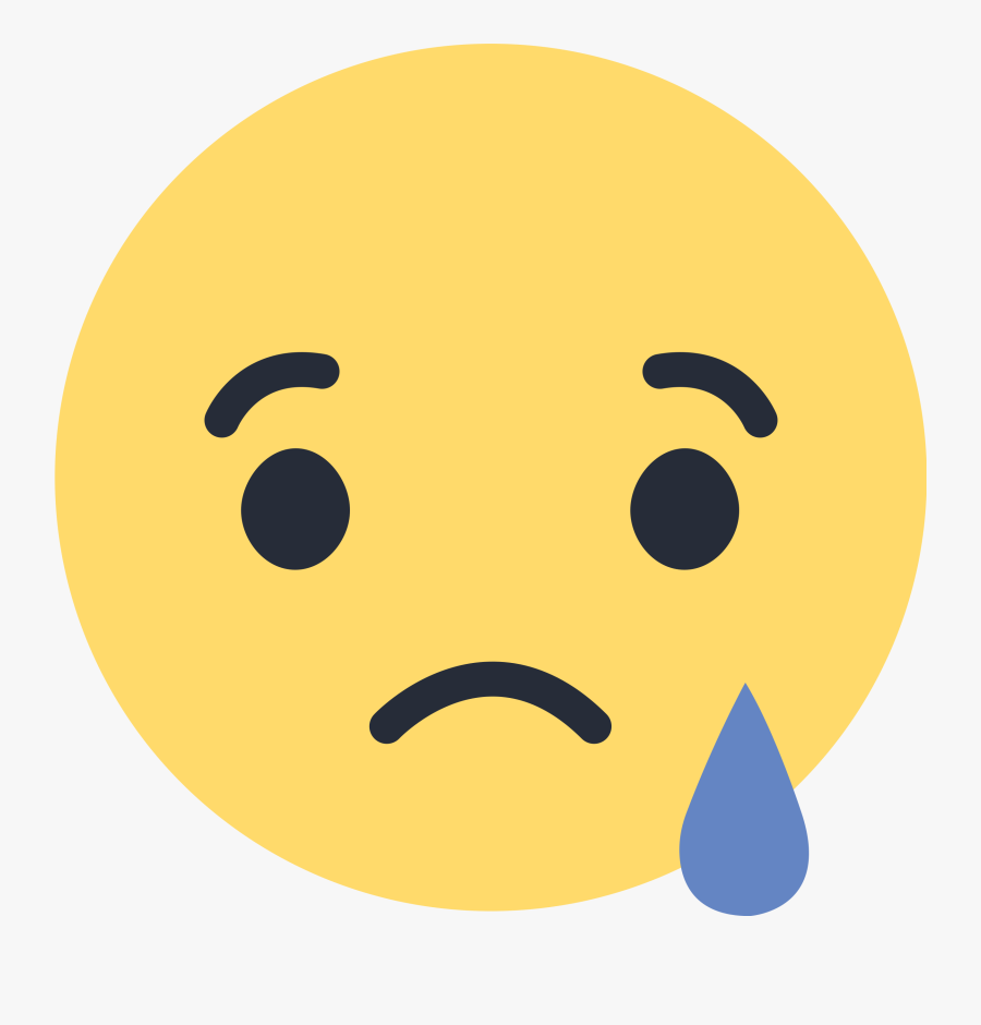 Sad Emoji Clipart-clipartlook - Facebook Sad Reaction Png , Free ...