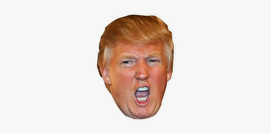 Donald Trump Head Fuck Yeah Png - Cut Out Trump Face, Transparent Clipart
