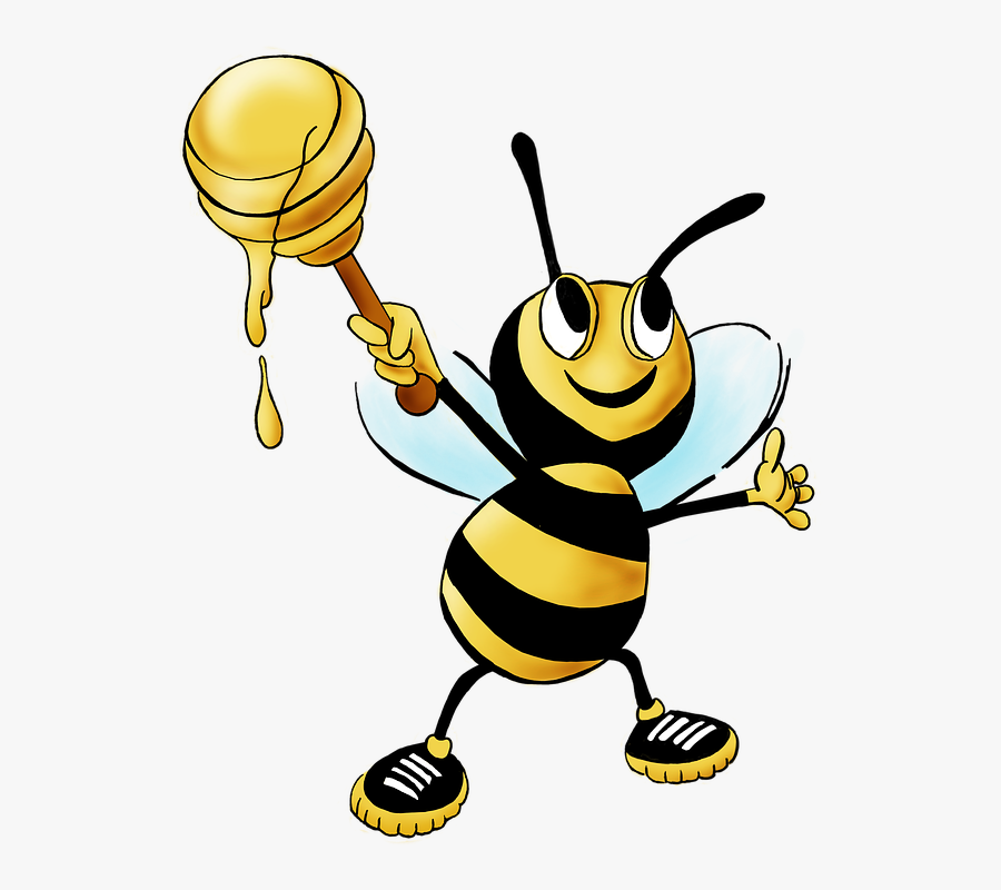 Insect,clip - Cute Honey Bee Png, Transparent Clipart