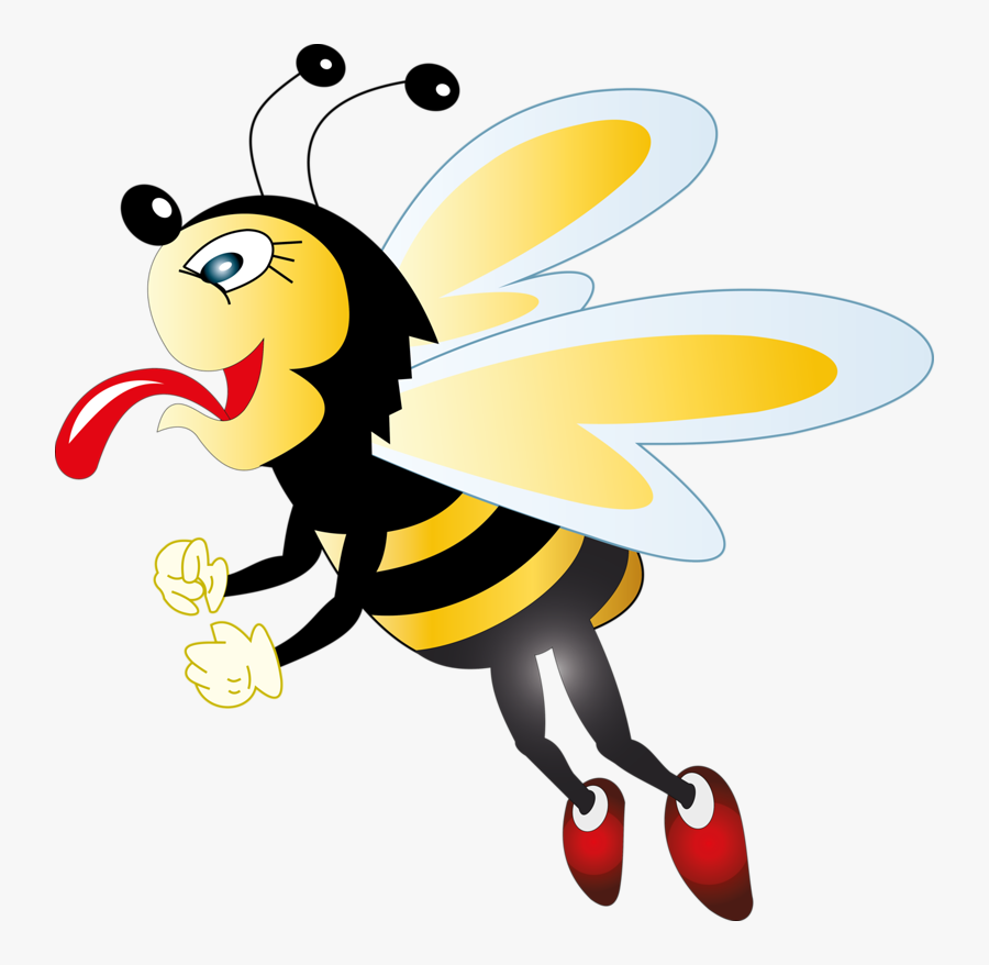 Worker Bee Honey Bee Bumblebee Clip Art - Honey Bee Bee Clipart Transparent Background, Transparent Clipart