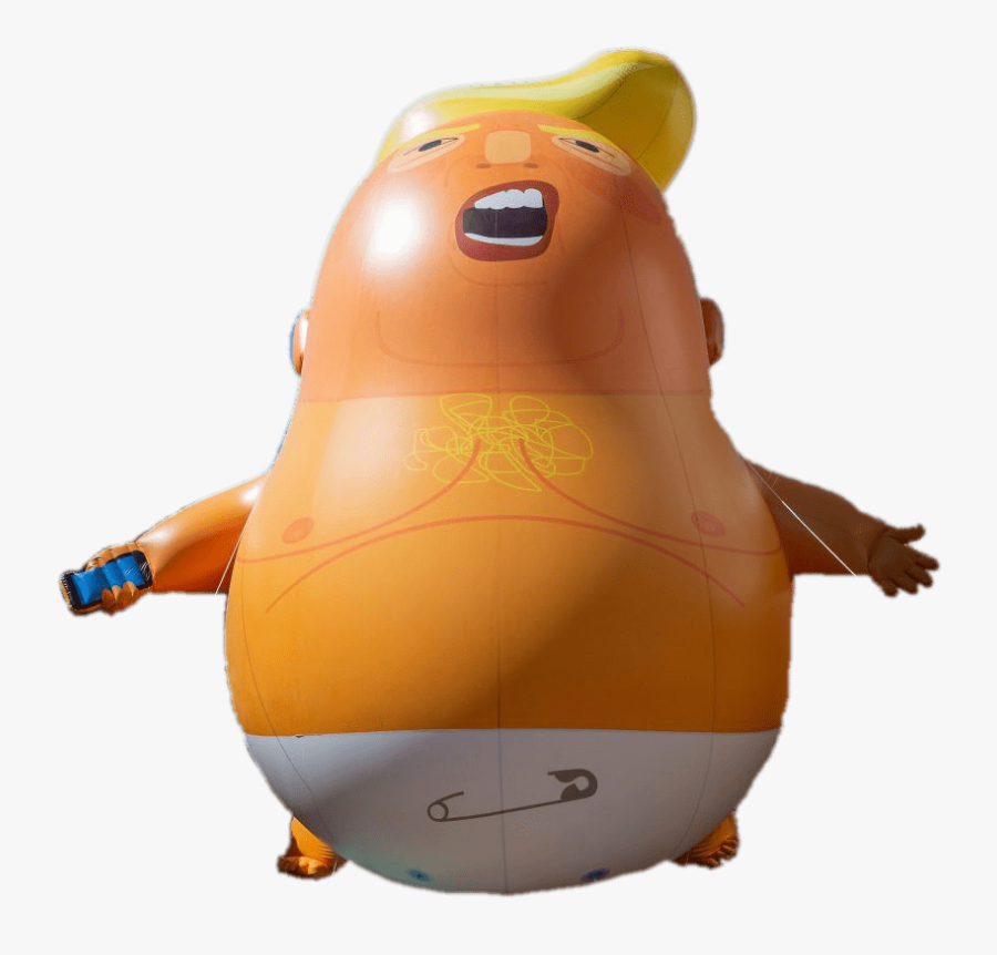 Baby Trump Standing - Trump Baby Balloon Transparent Background, Transparent Clipart