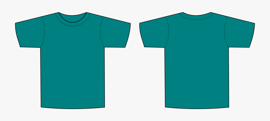 T-shirt - Blue Green T Shirt Template , Free Transparent Clipart ...