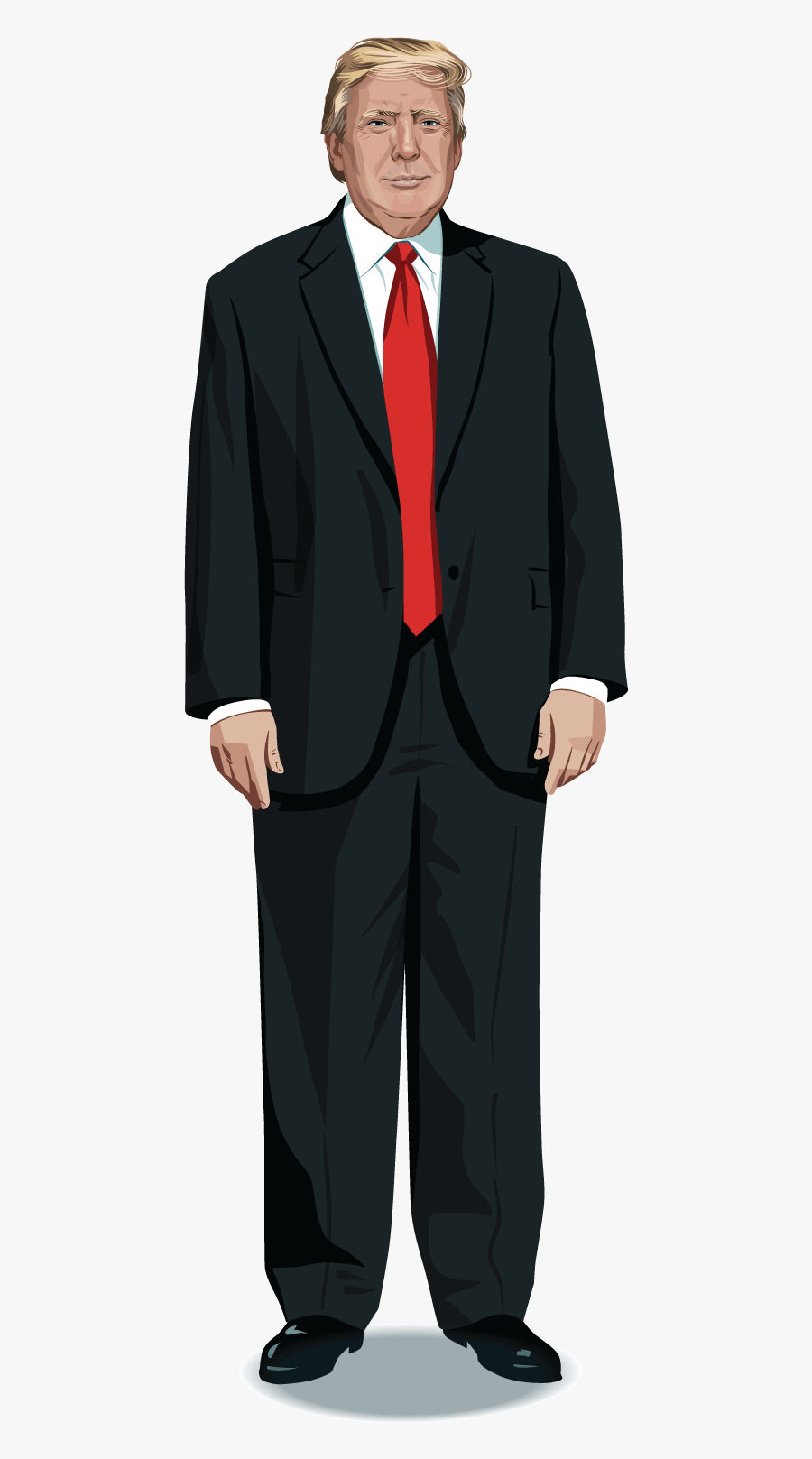 Donald Trump, Who Winning The Presidential Election - Full Body Trump Png, Transparent Clipart