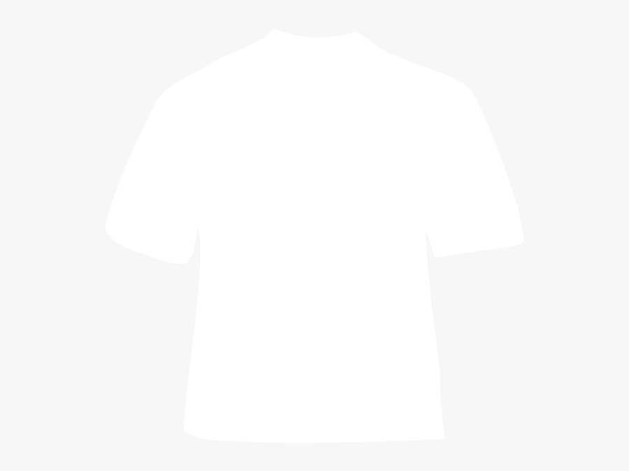 White T - White Plane T Shirt Back, Transparent Clipart