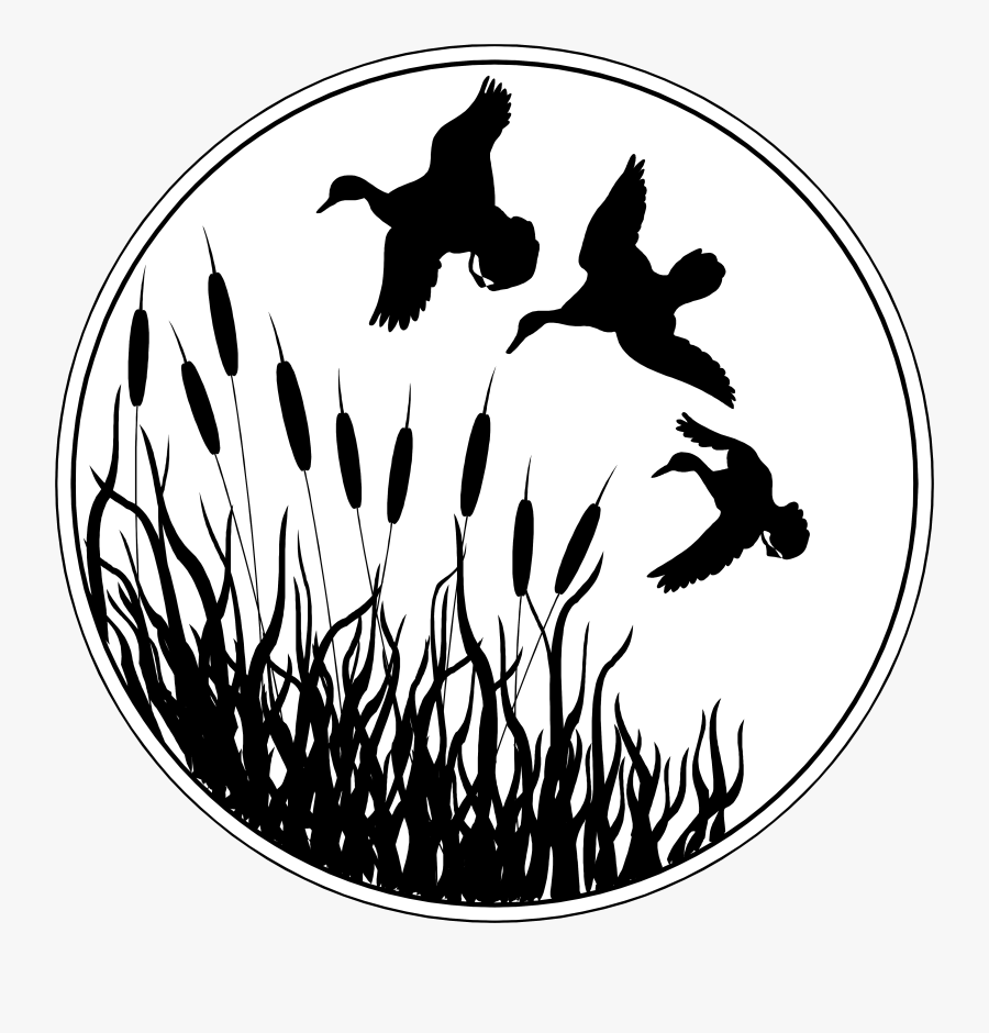 Duck Deer Waterfowl Hunting Clip Art - Ducks Flying Black And White