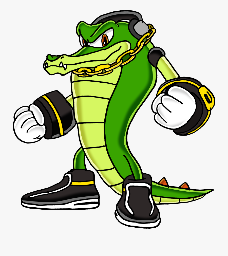 Vector The Crocodile - Vector The Crocodile Sonic X Png, Transparent Clipart