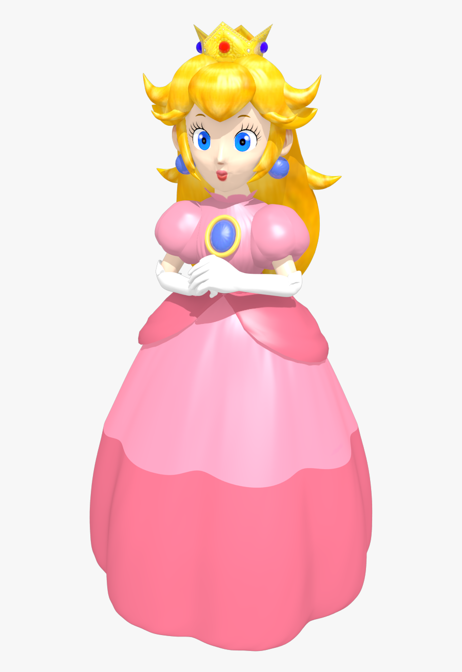 Transparent Princess Doll Clipart - Classic Princess Peach, Transparent Clipart
