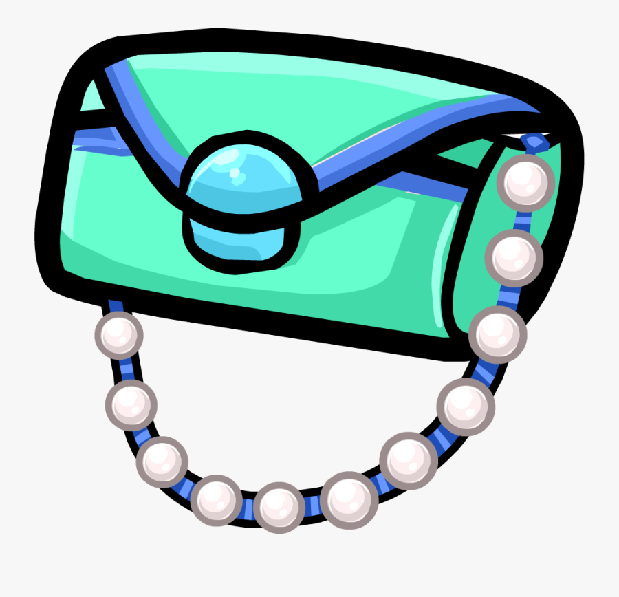 Pearl Clutch Bag - Clip Art Clutch Purse, Transparent Clipart