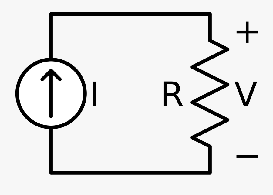 Component Resistance Current Of A Diode In Different - Ideal Current Source Symbol, Transparent Clipart