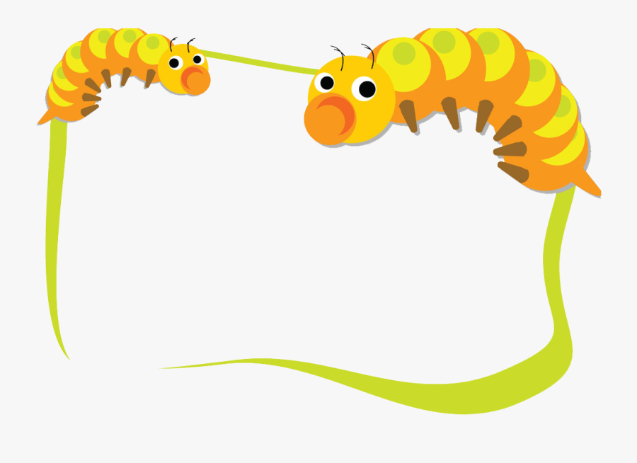 Caterpillar Clip Art - กรอบ ข้อความ Png, Transparent Clipart