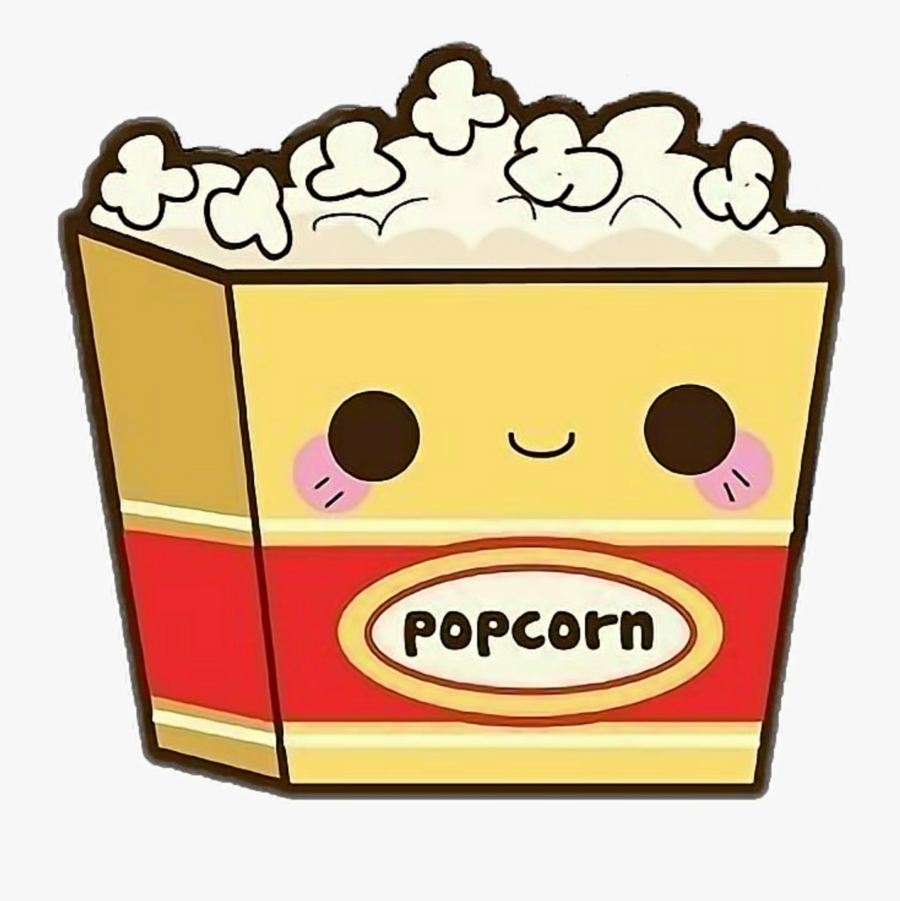 #kawaii #popcorn #movie #movietime - Popcorn Kawaii, Transparent Clipart