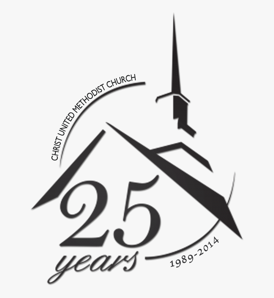25 Years Church Anniversary, Transparent Clipart