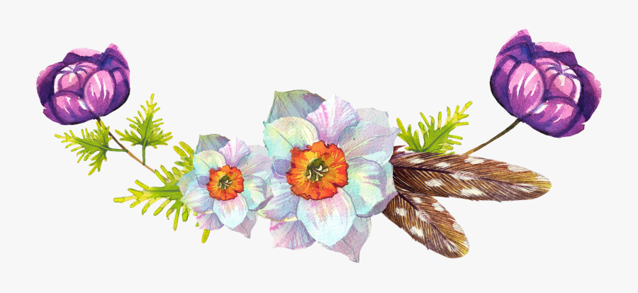 Transparent Crocus Clipart - Watercolor Painting, Transparent Clipart