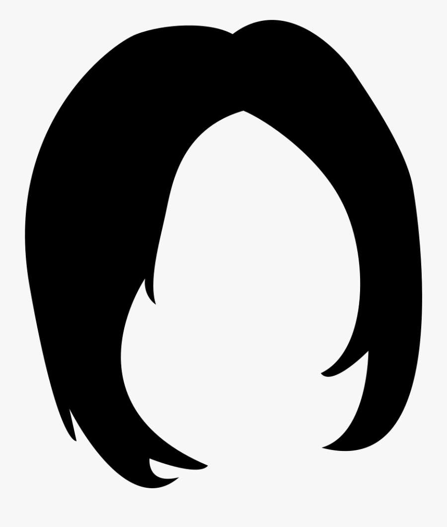 Transparent Hair Clip Png - Short Black Hair Clipart, Transparent Clipart