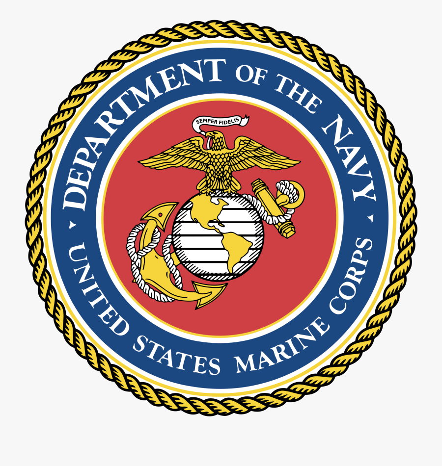 Department Of The Navy Logo Png Transparent - United States Marine Corps Seal, Transparent Clipart