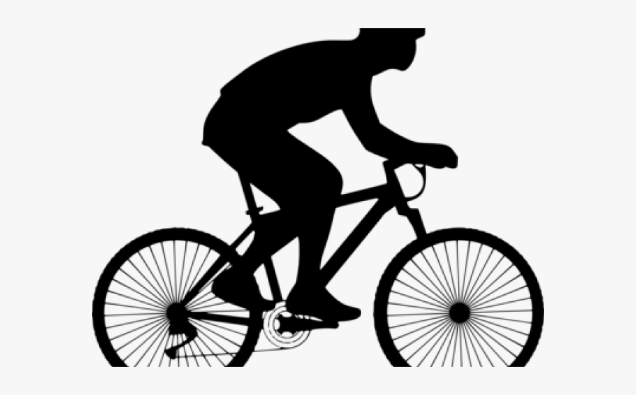 Rider Clipart Bike Rally - Person On Bike Clipart, Transparent Clipart
