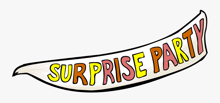 Surprise Party - Club Penguin Beta Test Banner, Transparent Clipart