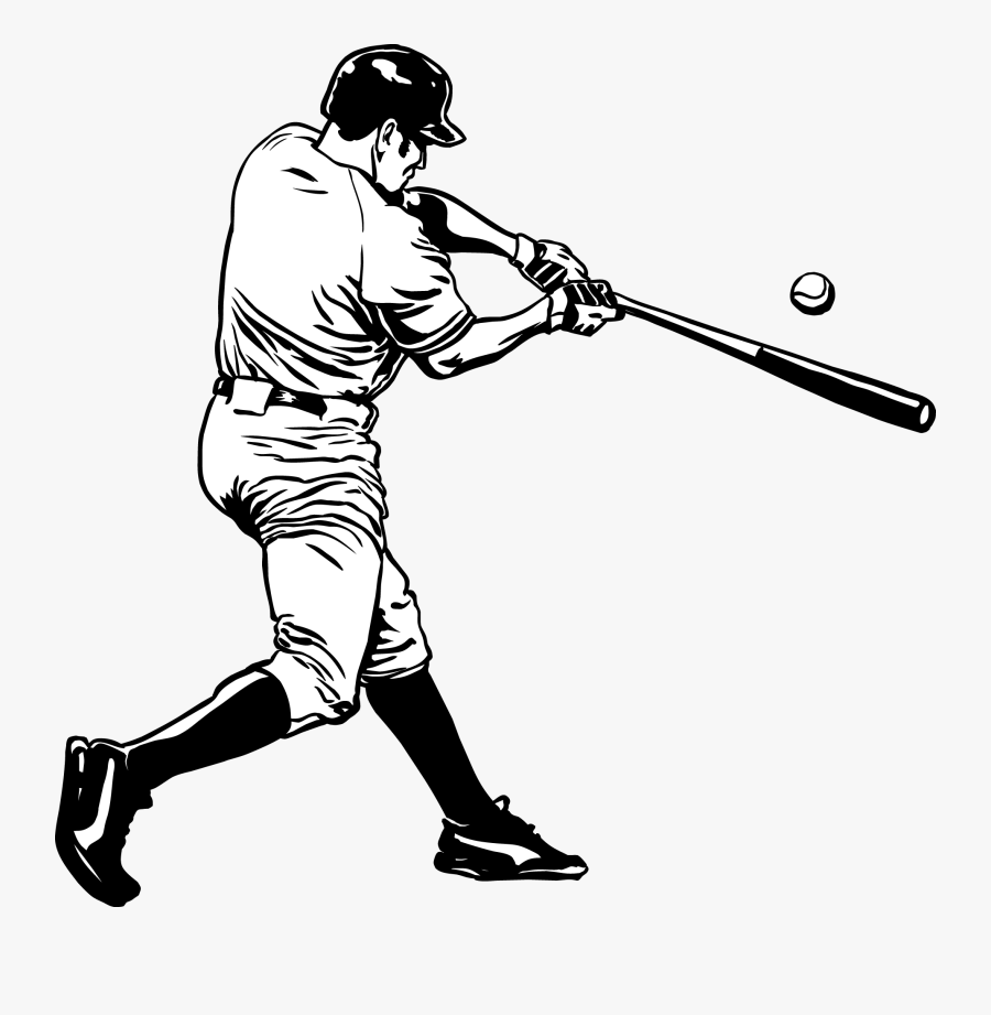 Mlb Baseball Player Batting - Transparent Png Baseball Batting, Transparent Clipart