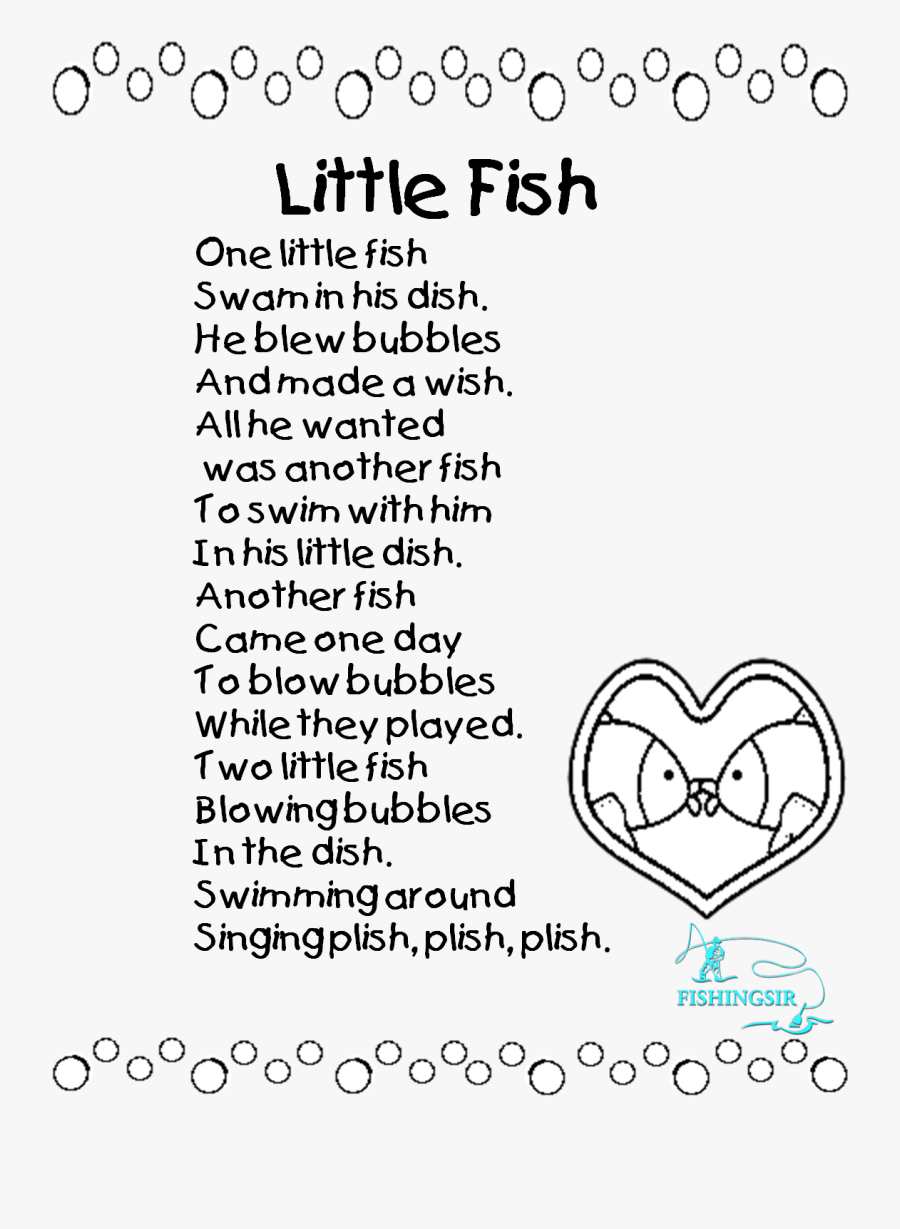 Poem Clipart Rhyme - Poem On Fish In English , Free Transparent Clipart