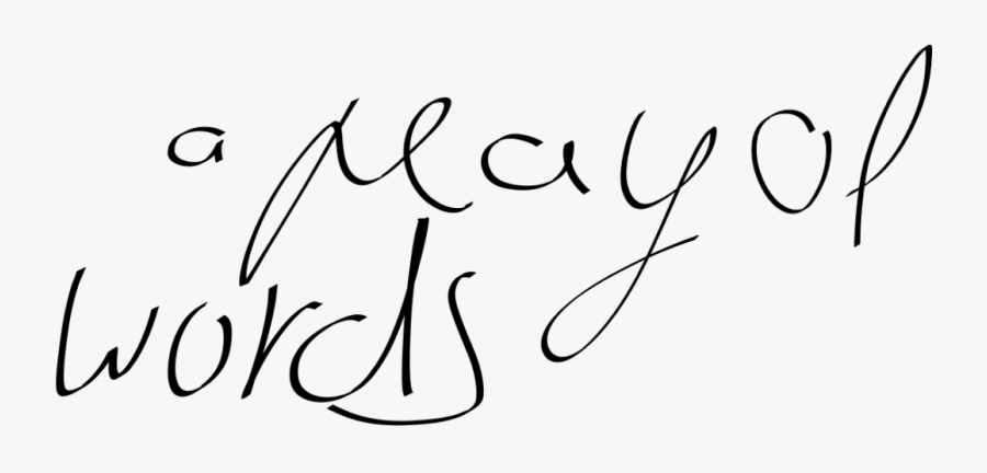 A Play Of Words - Calligraphy, Transparent Clipart