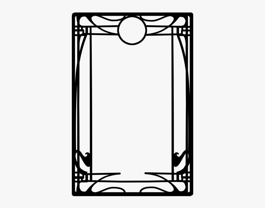 Art Nouveau Border Free, Transparent Clipart