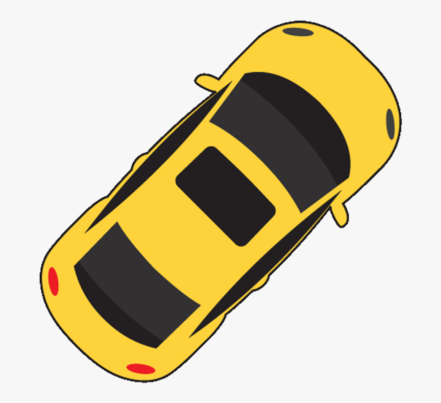 Transparent Car Top View Png - Car Vector From Top, Transparent Clipart