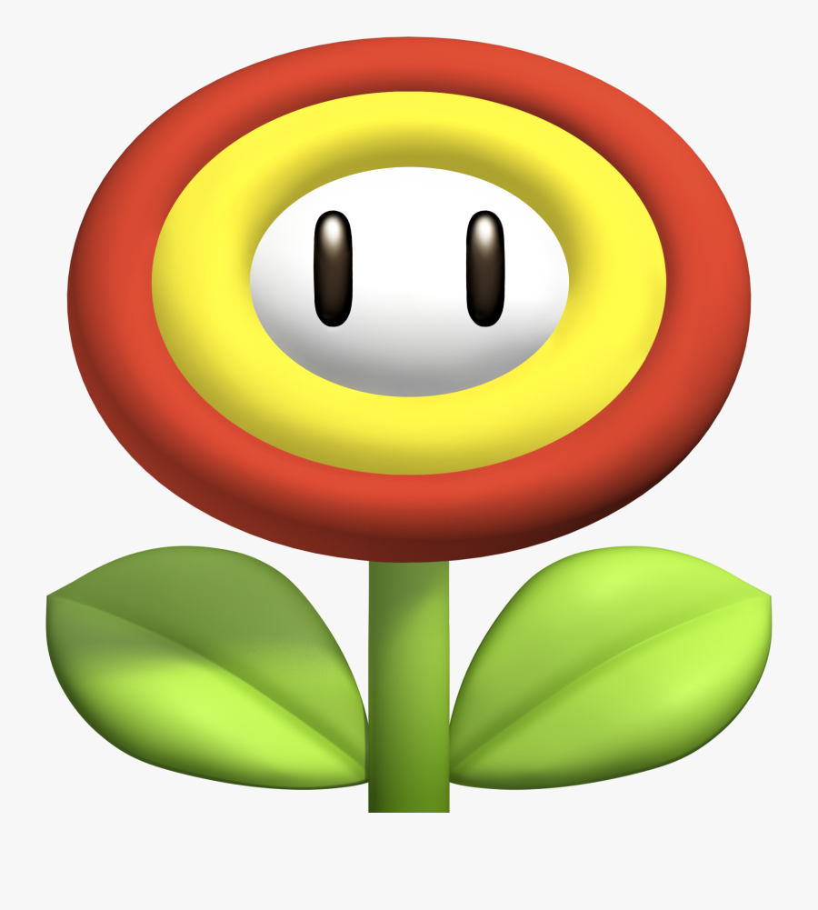 Transparent Power Up Png - Flower Power Up Mario, Transparent Clipart