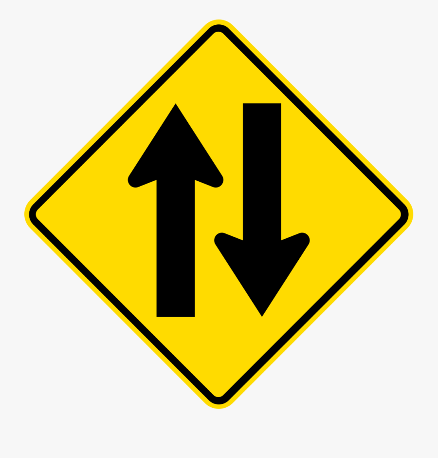 2-arrows-road-sign-free-transparent-clipart-clipartkey