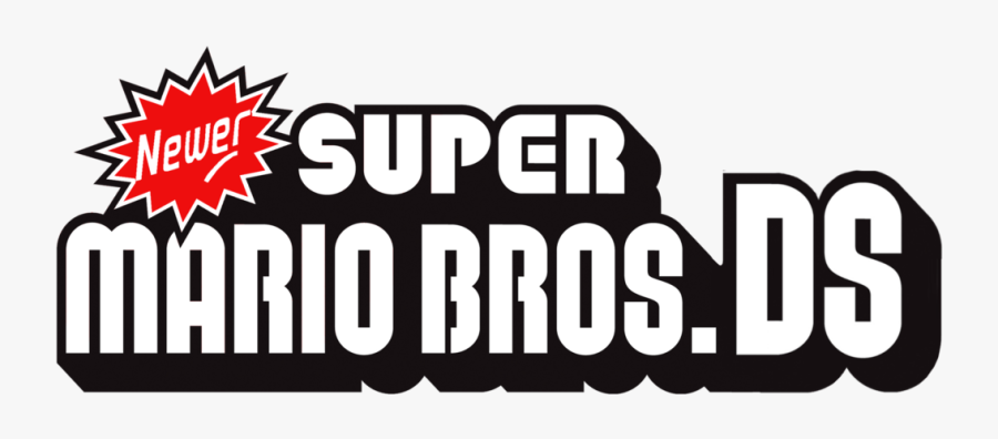 New Super Mario Bros Ds Logo, Transparent Clipart