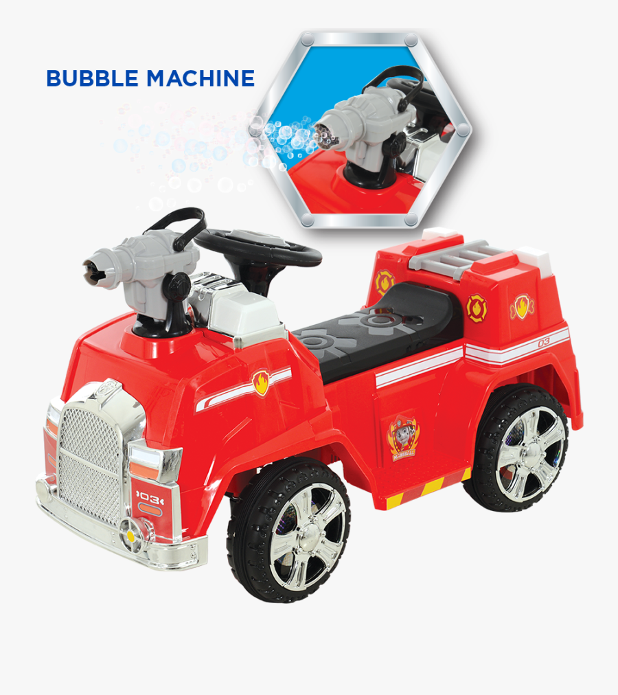 Transparent Marshall Paw Patrol Png - Fire Engine, Transparent Clipart