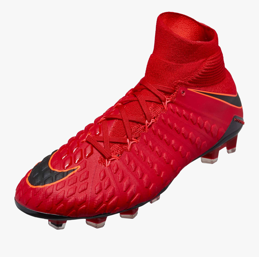 Football Boots Png - Nike Hypervenom Phantom 3 Red, Transparent Clipart