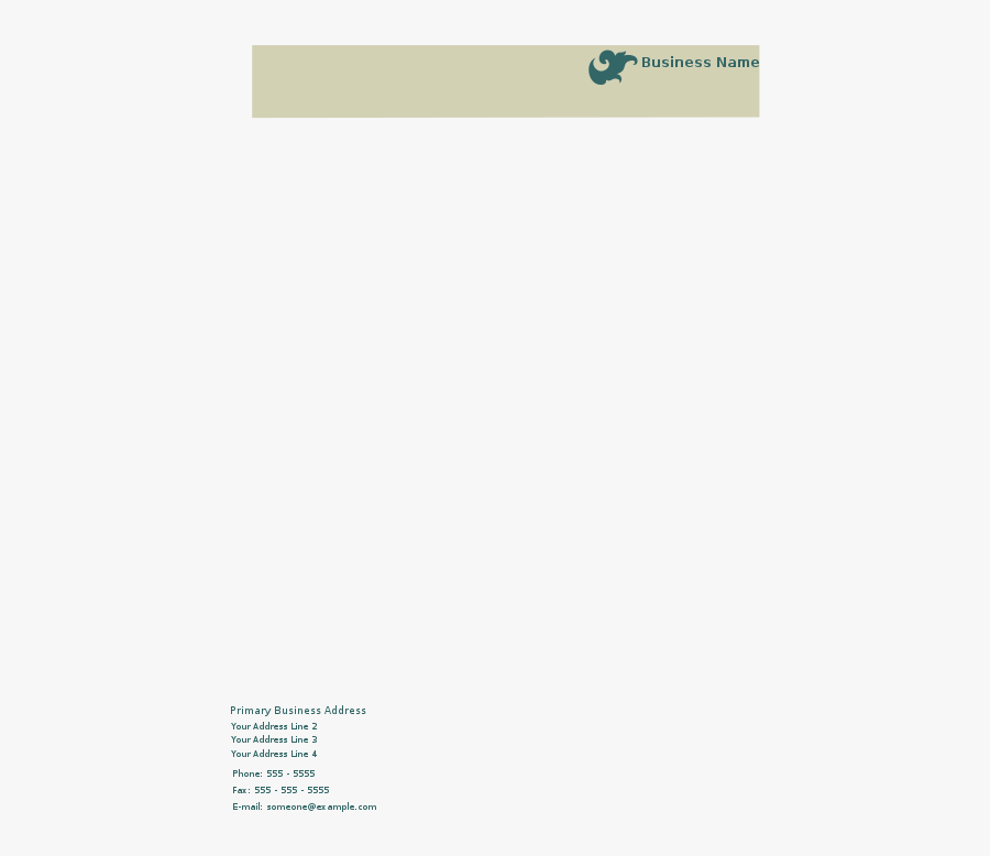 Letterhead Template - Paper, Transparent Clipart