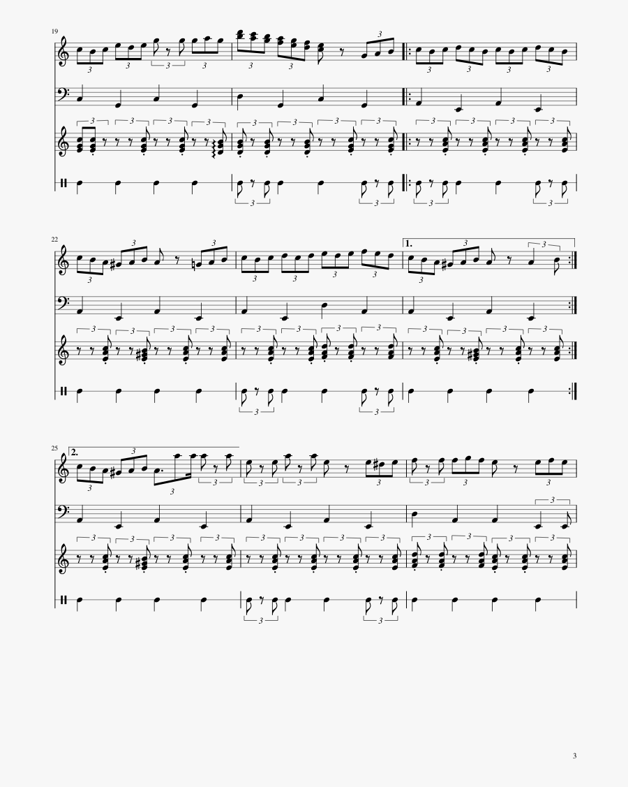 Puppy Love Sheet Music Composed By Tommy Tallarico - Sheet Music, Transparent Clipart