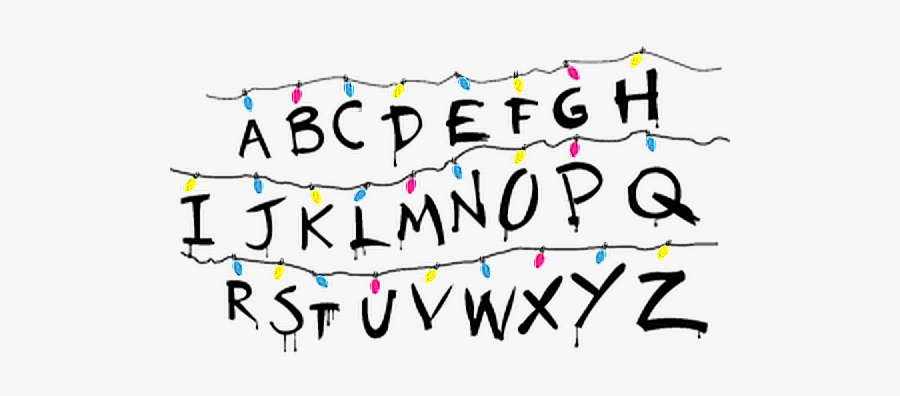 Letras De Stranger Things Abecedario , Free Transparent Clipart ...