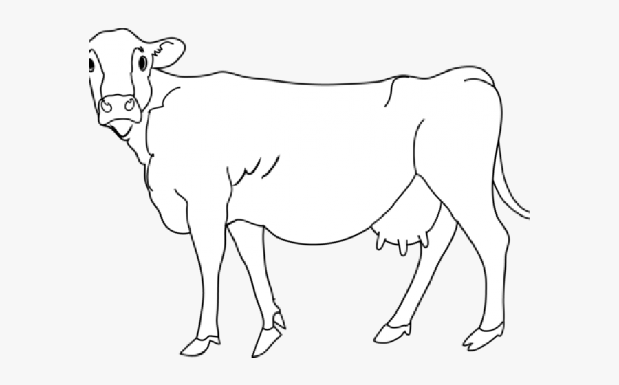 Cattle Clipart Cowblack - Dairy Cow, Transparent Clipart
