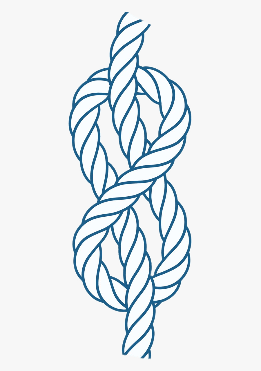 Vertical Figure 8 Knot - Figure 8 Knot Drawing , Free Transparent