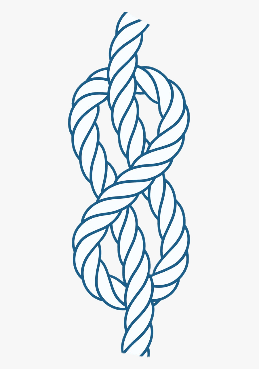 Vertical Figure 8 Knot - Figure 8 Knot Drawing, Transparent Clipart