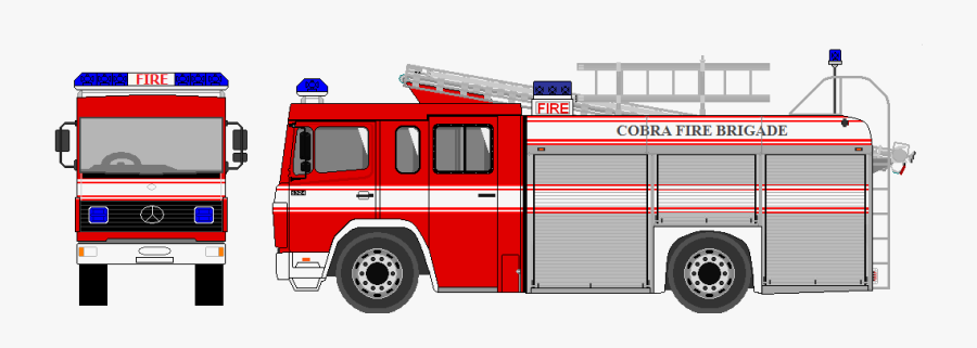 Fire Brigade Transparent - Fire Apparatus, Transparent Clipart