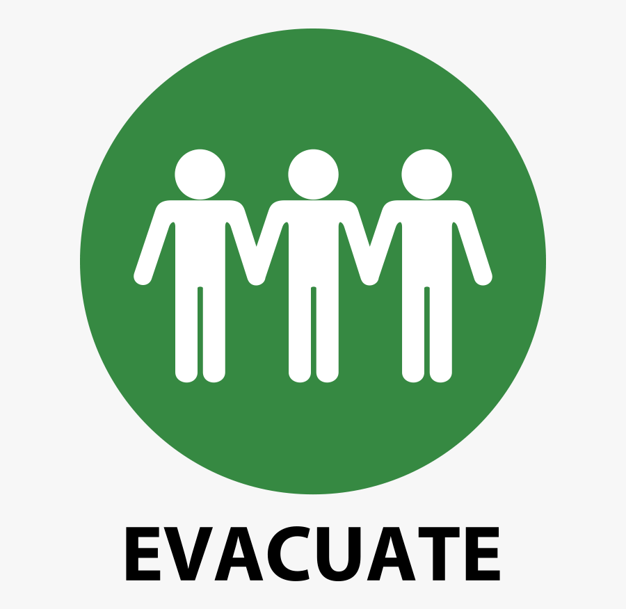Campus Safety Moore Norman - Standard Response Protocol Evacuate, Transparent Clipart
