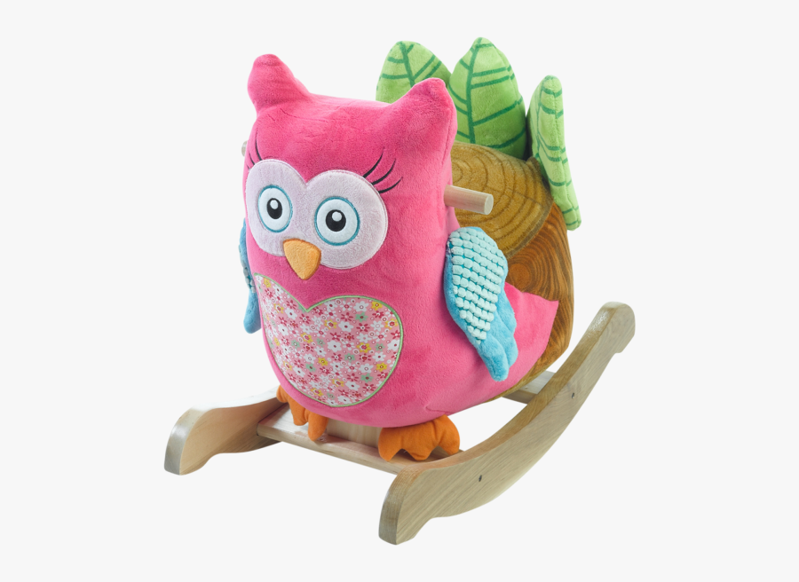 Rockabye -owlivia Pink Owl Rocker - Owl Rocker, Transparent Clipart