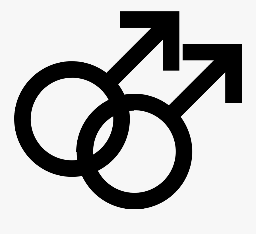 Male Symbol Png- - Bisexual Symbol, Transparent Clipart