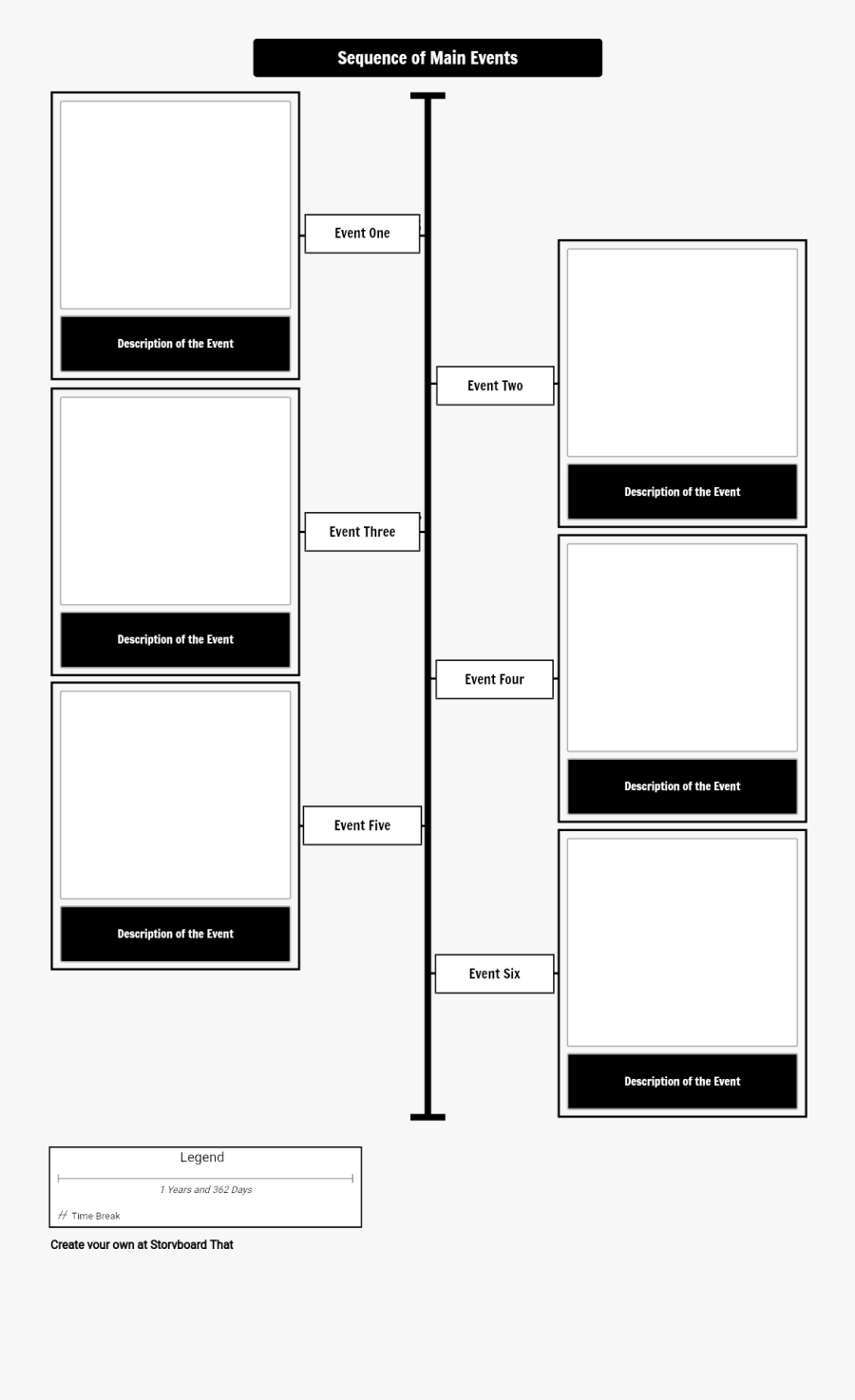 Sequencing Timeline Template"
 Style="max Width - Storyboard Timeline, Transparent Clipart